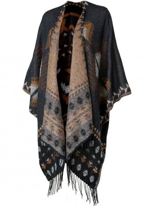 Barts Layula Poncho női poncsó sötétkék színben 2