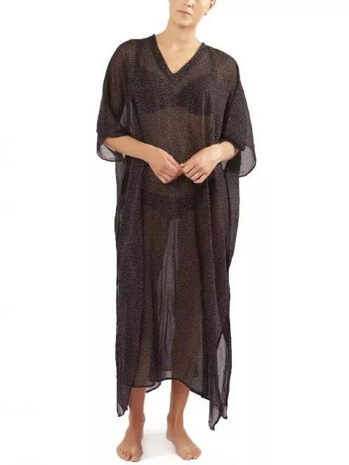 Barts Kribi Kaftan női strandruha fekete színben 2