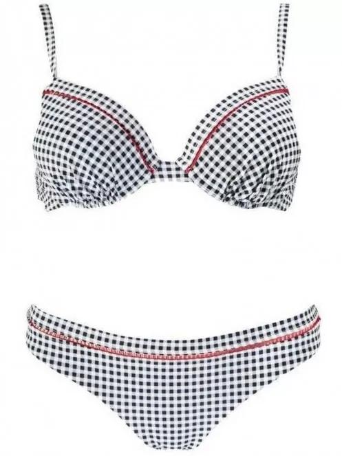 Barts Alani Shaped Wire női bikini piros színben 3