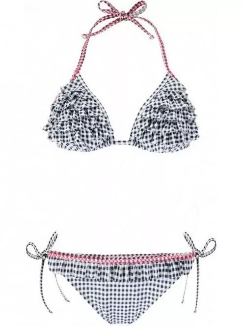 Barts Alani Ruffle Triangle női bikini piros színben 4