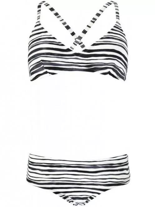 Barts Skye Cross Back női bikini fekete színben 2