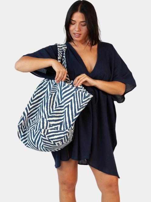 Barts Juno Bag női shopper táska sötétkék színben 4