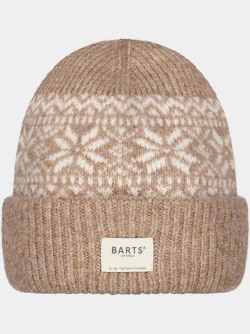 Barts Negomba Beanie női kötött sapka barna színben 2