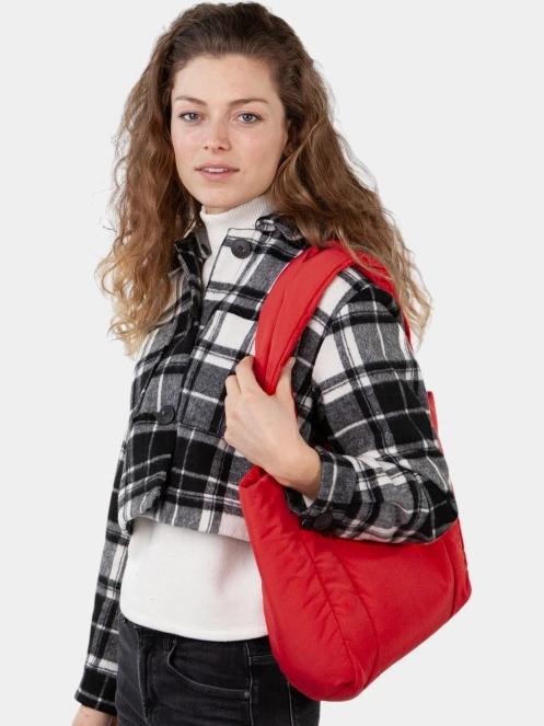 Barts Josafine Totebag női shopper táska piros színben 4