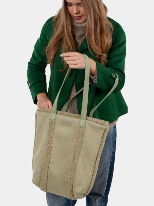 Barts Aedey Totebag női shopper táska zöld színben 3