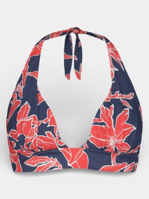 Barts Camolo Triangle női bikini felső sötétkék színben 5