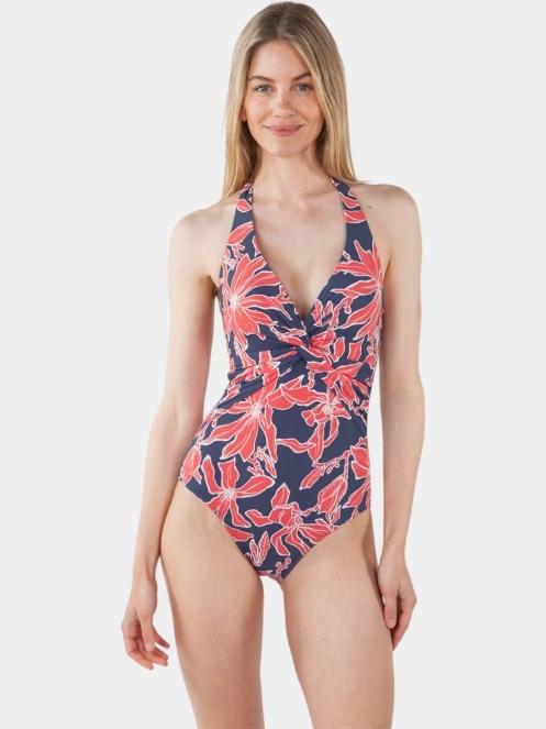 Barts Camolo Halter Shaping Onepiece női fürdőruha sötétkék színben 2