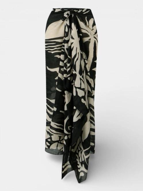 Barts Byleia női strandkendő fekete színben 5