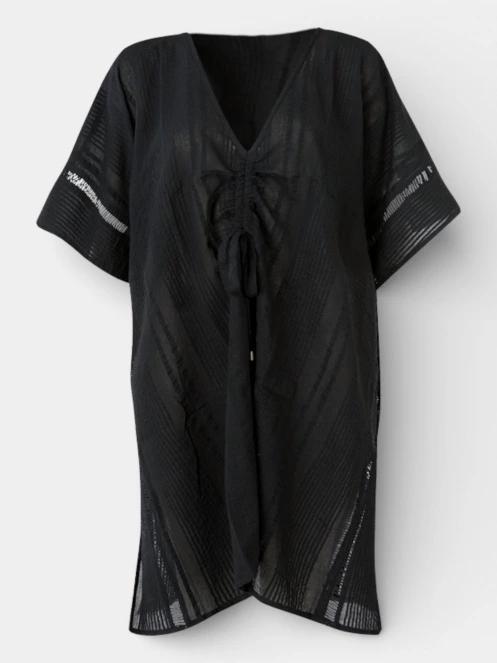 Barts Raimha Kaftan női strandruha fekete színben 4