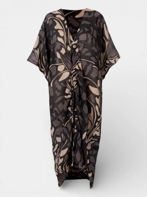 Barts Rochau Kaftan női strandruha fekete színben 5