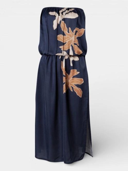 Barts Tombou Dress női midi ruha sötétkék színben 4