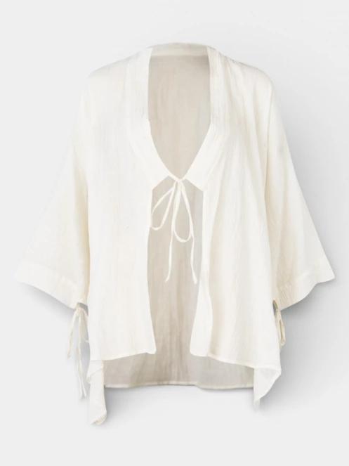 Barts Ritay Kimono női strandruha fehér színben 4