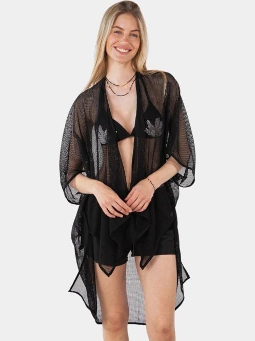 Barts Jacintou Kaftan női strandruha fekete színben 2