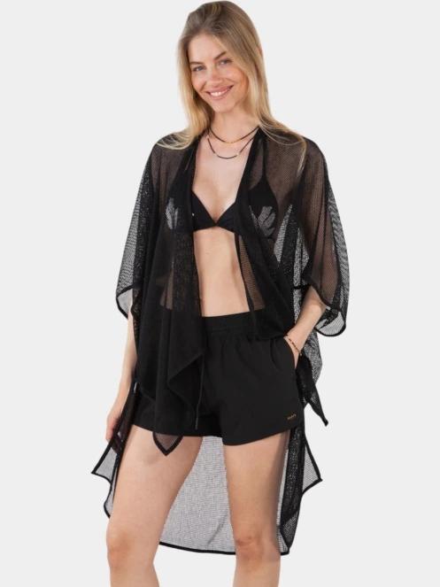 Barts Jacintou Kaftan női strandruha fekete színben 3