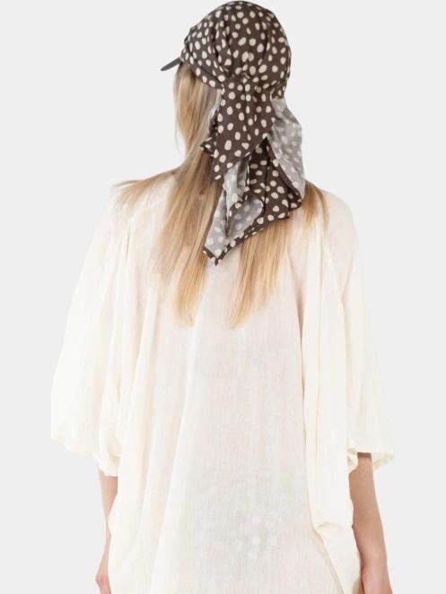 Barts Solacer Cap női napellenzős sapka barna színben 4