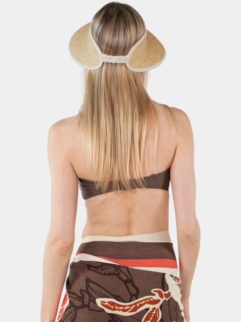 Barts Tambinou Visor női szalmakalap homok színben 4