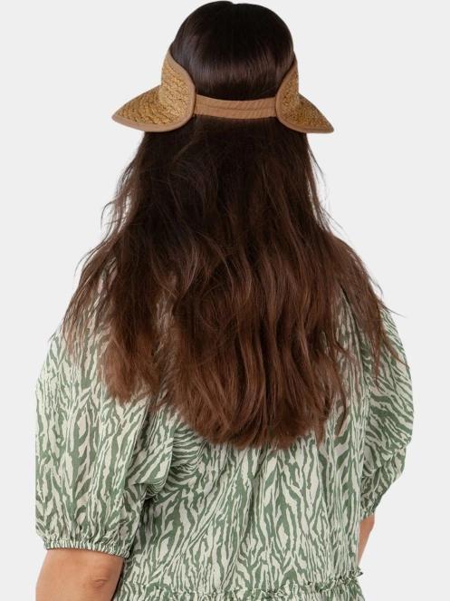 Barts Tambinou Visor női szalmakalap barna színben 4