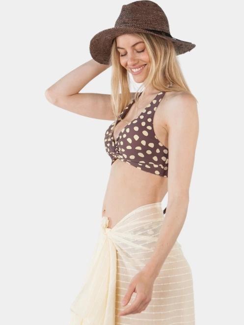 Barts Celery Hat női szalmakalap barna színben 4