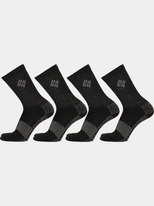 Columbia 4PP Moisture Control Basic Crew Medium Weight férfi zokni fekete színben 2
