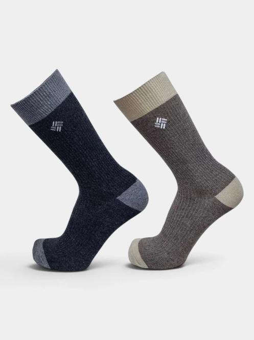 Columbia 2PP Fundamental Basic Rib Crew férfi zokni fekete színben 2