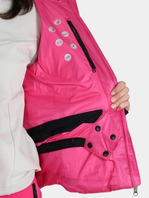 Colmar Glossy női steppelt síkabát magenta színben 7