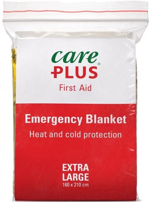 Care Plus CP® Emergency Blanket 160x210cm életmentő fólia sárga színben 2