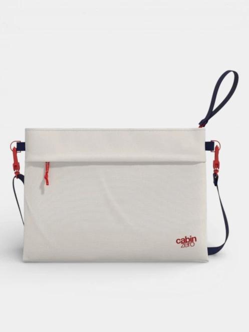 Cabin Zero Classic Sacoche válltáska fehér színben 2