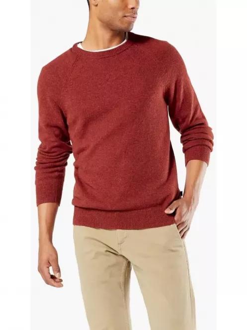 Dockers Alpha Whistlepatch Crew férfi pulóver piros színben 2