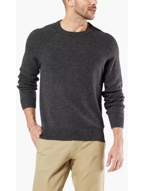 Dockers Alpha Whistlepatch Crew férfi pulóver szürke színben 2