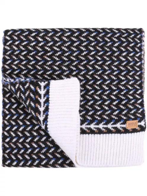 Aigle Dotirascarf férfi csősál fekete színben 2
