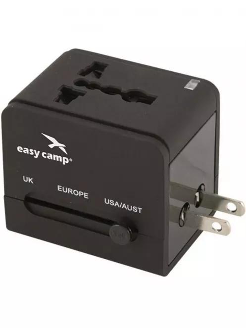 Easy Camp Universal Travel Adaptor hálózati adapter fekete színben 3