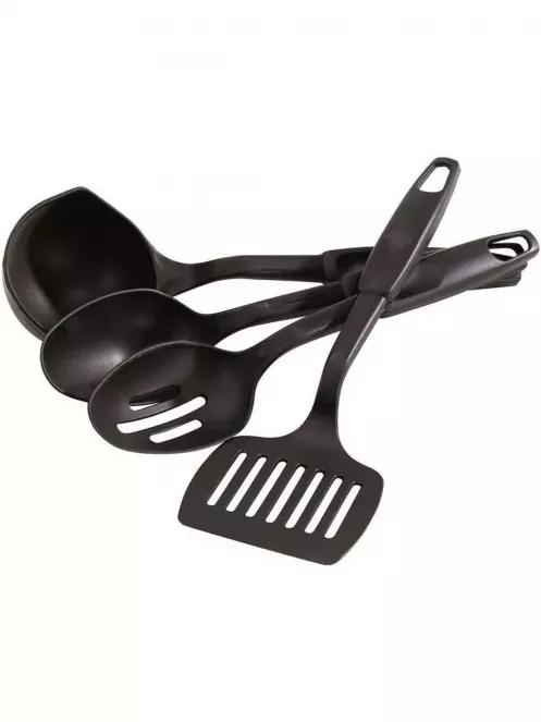 Easy Camp Easy Combo Utensil Set evőeszköz készlet fekete színben 2