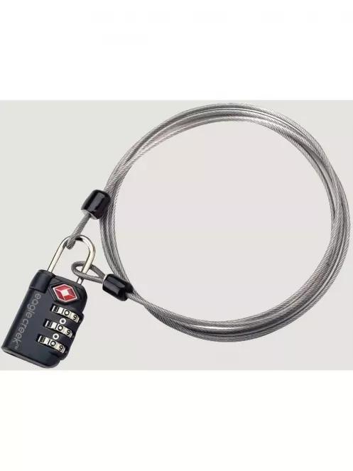 Eagle Creek 3-DIAL TS Lock&Cable tsa zár szürke színben 2