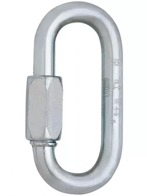 Edelrid Screwlink 8mm karabiner szürke színben 2