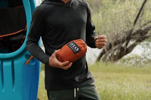 Eno TravelNest Hammock + Straps Combo függőágy piros színben 10