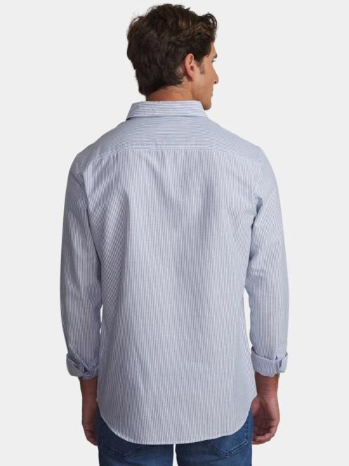 TBS Erwanche férfi hosszú ujjú ing kék színben 3