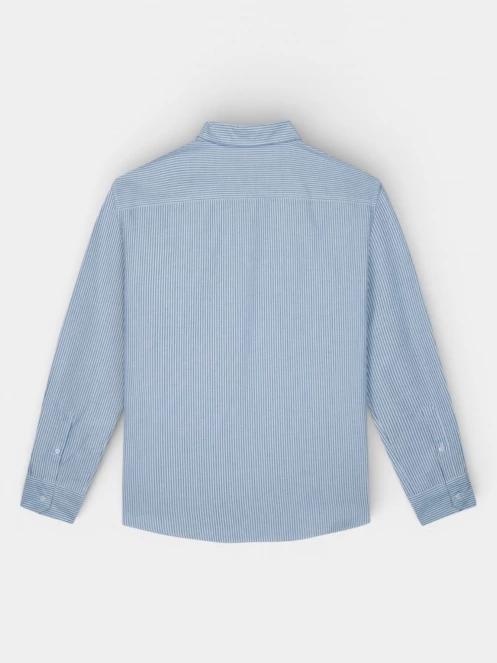 TBS Erwanche férfi hosszú ujjú ing kék színben 5