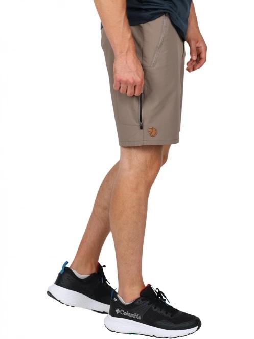 Fjallraven Abisko Trail Stretch Shorts M férfi túra rövidnadrág barna színben 3
