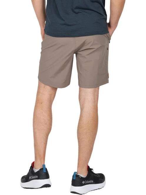 Fjallraven Abisko Trail Stretch Shorts M férfi túra rövidnadrág barna színben 4