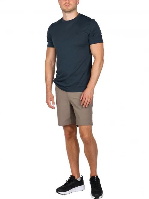 Fjallraven Abisko Trail Stretch Shorts M férfi túra rövidnadrág barna színben 5