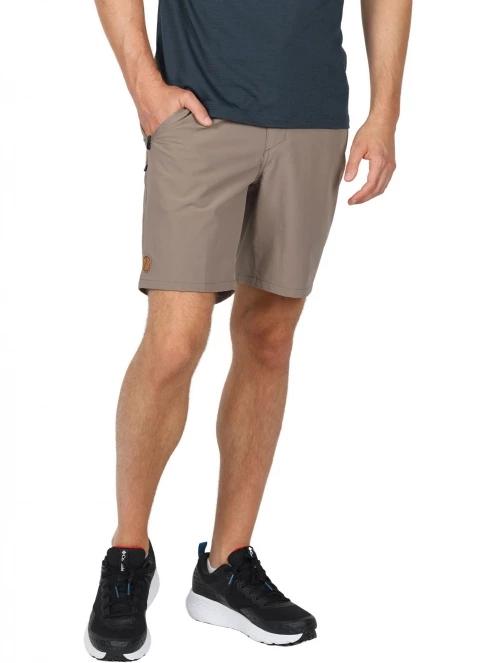 Fjallraven Abisko Trail Stretch Shorts M férfi túra rövidnadrág barna színben 6