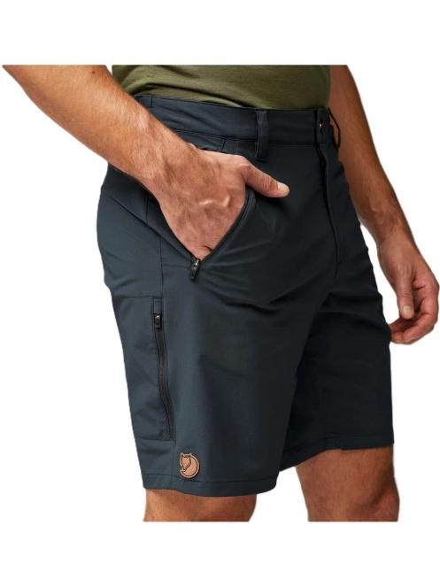 Fjallraven Abisko Trail Stretch Shorts M férfi túra rövidnadrág sötétkék színben 3