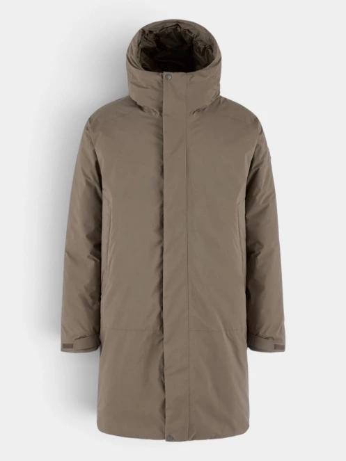 Fjallraven Övik GTX Padded Parka M férfi vízhatlan kabát barna színben 2