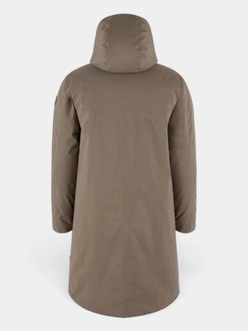 Fjallraven Övik GTX Padded Parka M férfi vízhatlan kabát barna színben 3