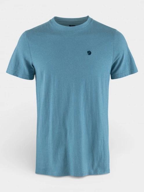 Fjallraven Hemp Blend T-shirt M férfi rövid ujjú póló kék színben 2