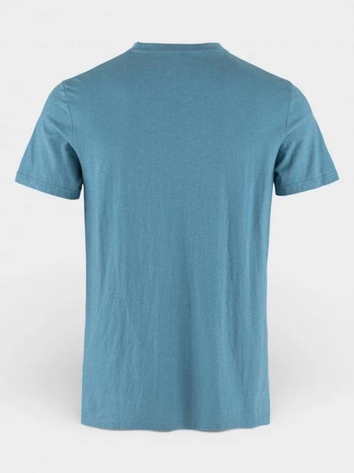 Fjallraven Hemp Blend T-shirt M férfi rövid ujjú póló kék színben 3