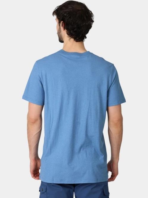 Fjallraven Hemp Blend T-shirt M férfi rövid ujjú póló kék színben 4