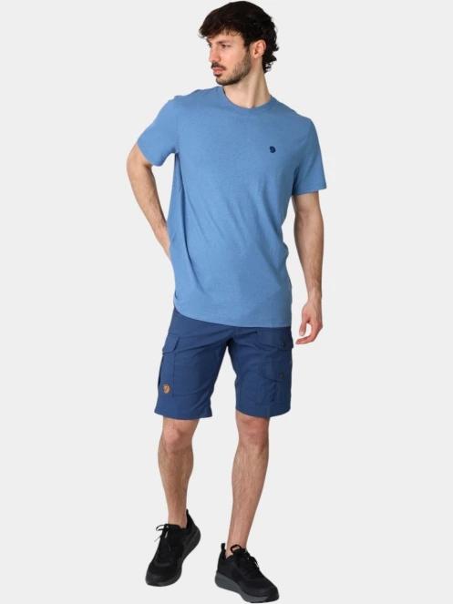 Fjallraven Hemp Blend T-shirt M férfi rövid ujjú póló kék színben 5