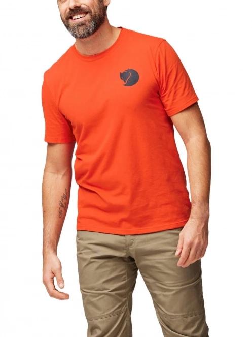Fjallraven Walk With Nature T-shirt M férfi rövid ujjú póló narancssárga színben 2