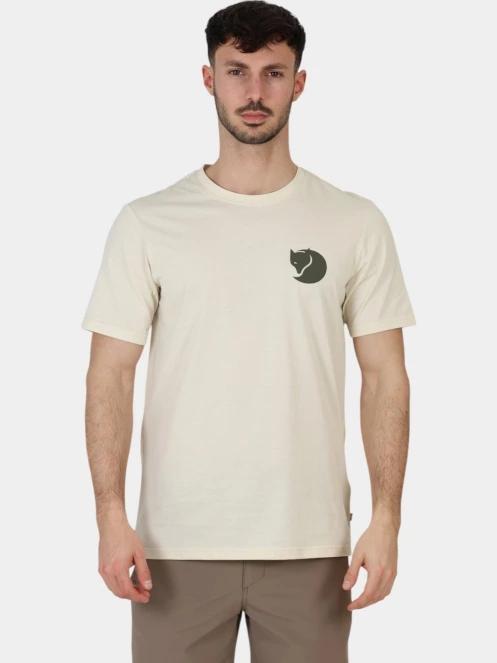 Fjallraven Walk With Nature T-shirt M férfi rövid ujjú póló fehér színben 2